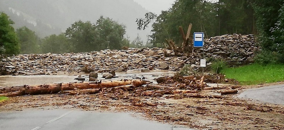 Maltempo in Alto Adige, chiuse alcune strade per delle frane
